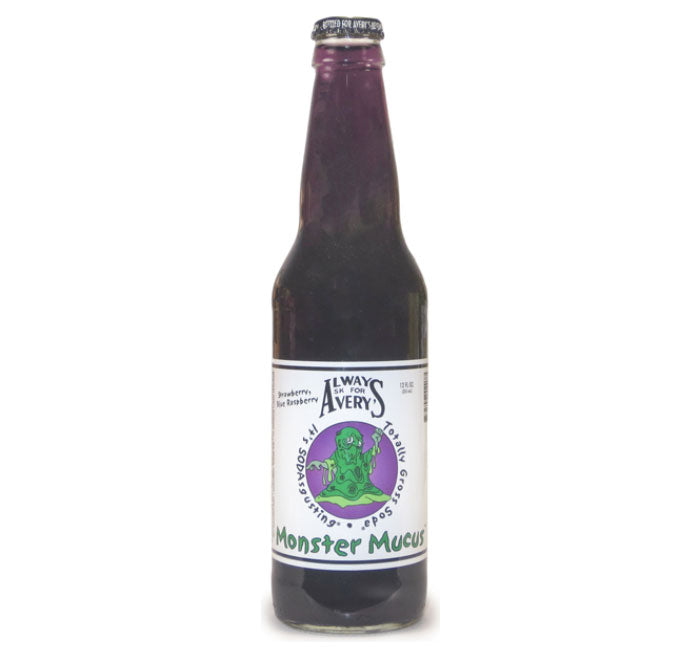 Averys - Monster Mucus Soda (Strawberry Blue Raspberry) (12oz)