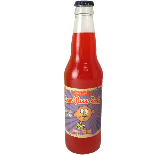 Averys - Sour Puss Soda (Fruit Punch) (12oz)