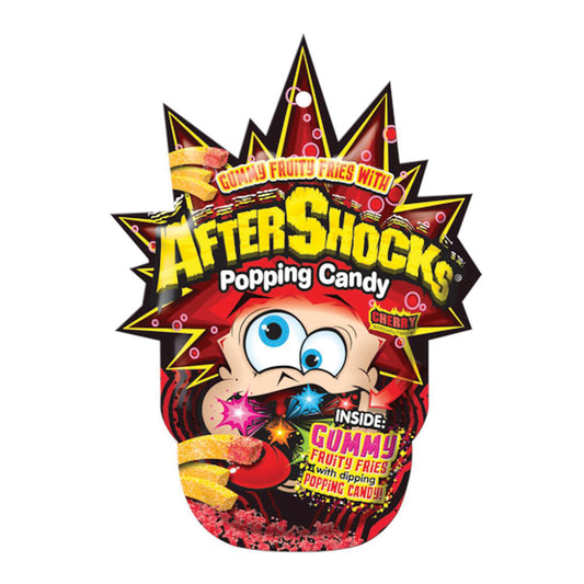 Aftershocks - Gummy Fruity Fries W/ Popping Cherry Candy Dip (1.48oz)