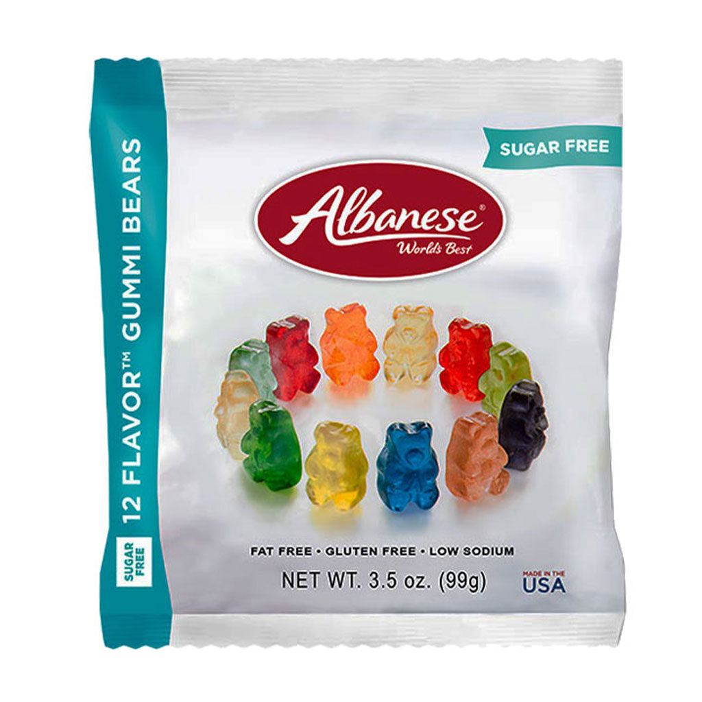 Albanese - Gummi Bears 12 Flavor S/F Peg Bag (3.5oz)