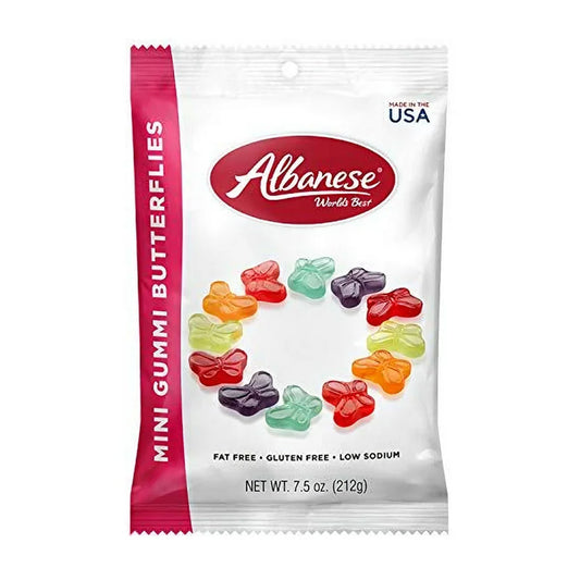 Albanese - Mini Butterflies Gummi Peg Bag (7.5oz)