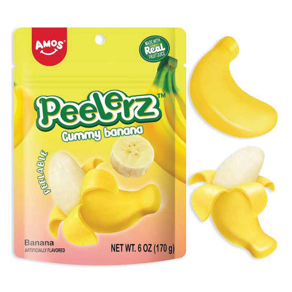 Amoz - Peelerz Gummy Banana Peg Bag (6oz)