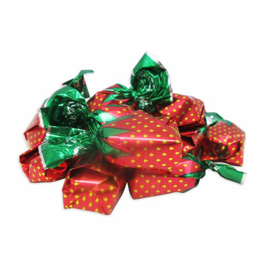 Arcor - Strawberry Filled Buttons Foil Wrapped Bulk