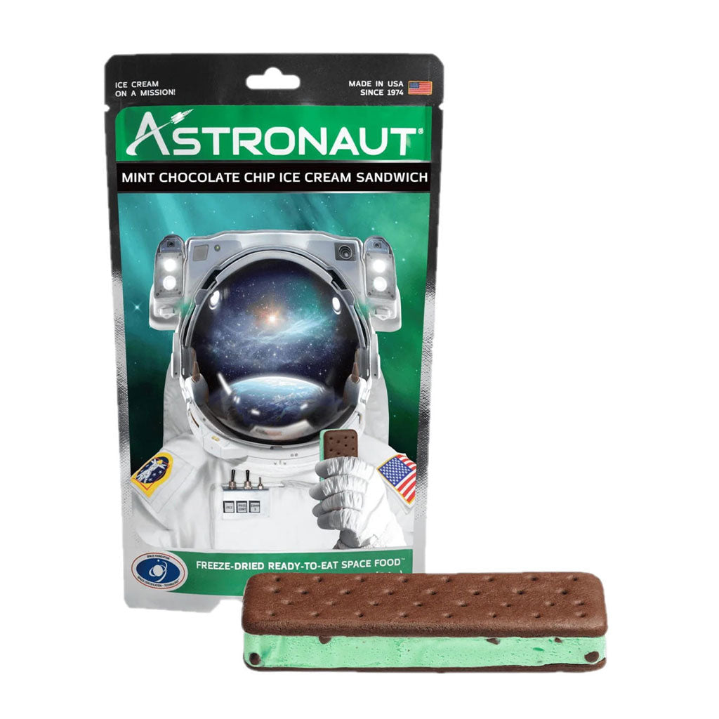 Astronaut Food - Mint Chocolate Chip Ice Cream Sandwich (1.1oz)