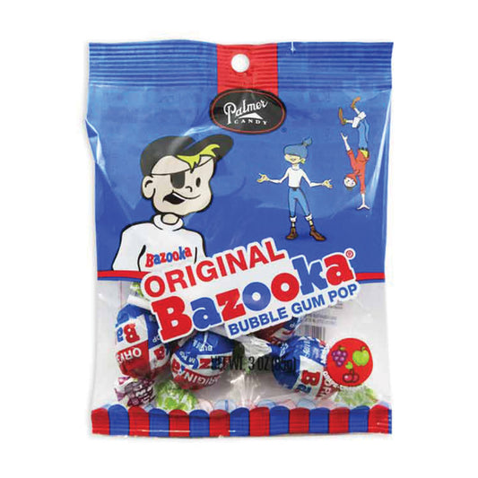 Bazooka - Original Bubble Gum Pop Peg Bag (3oz)