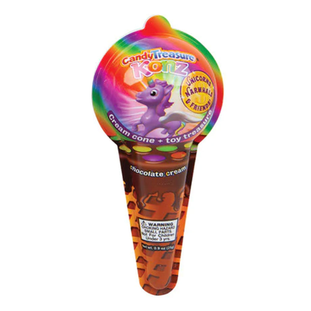 Candy Treasure - Konz Cream Cone & Toy (0.90oz)