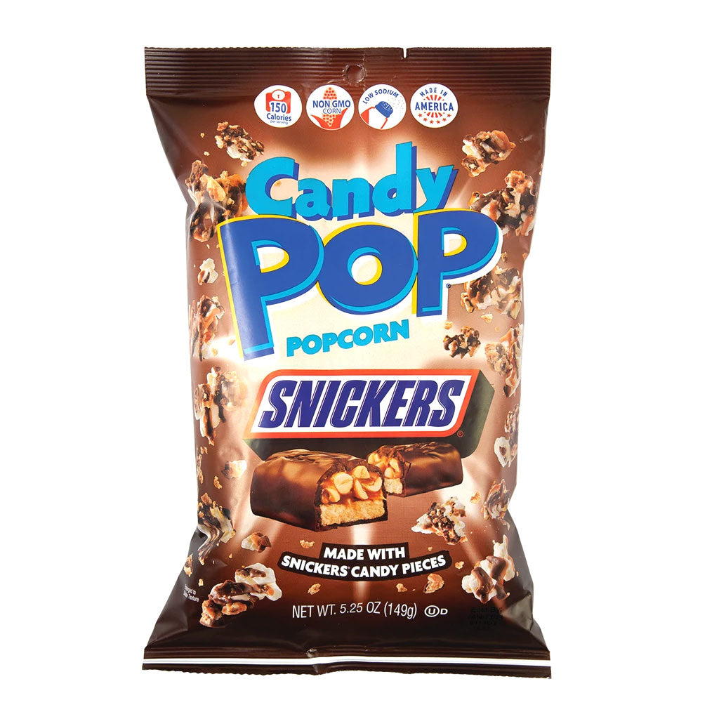 Candypop - Snickers Popcorn Peg Bag (5.25oz)