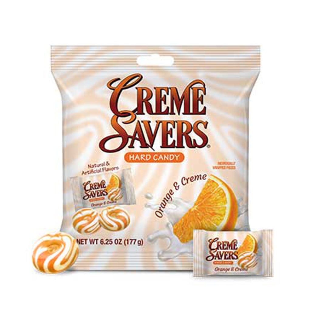 Creme Savers - Orange Peg Bag (6.25oz)