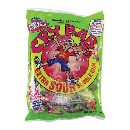 Cry Baby - Extra Sour Gumballs Peg Bag (4oz)