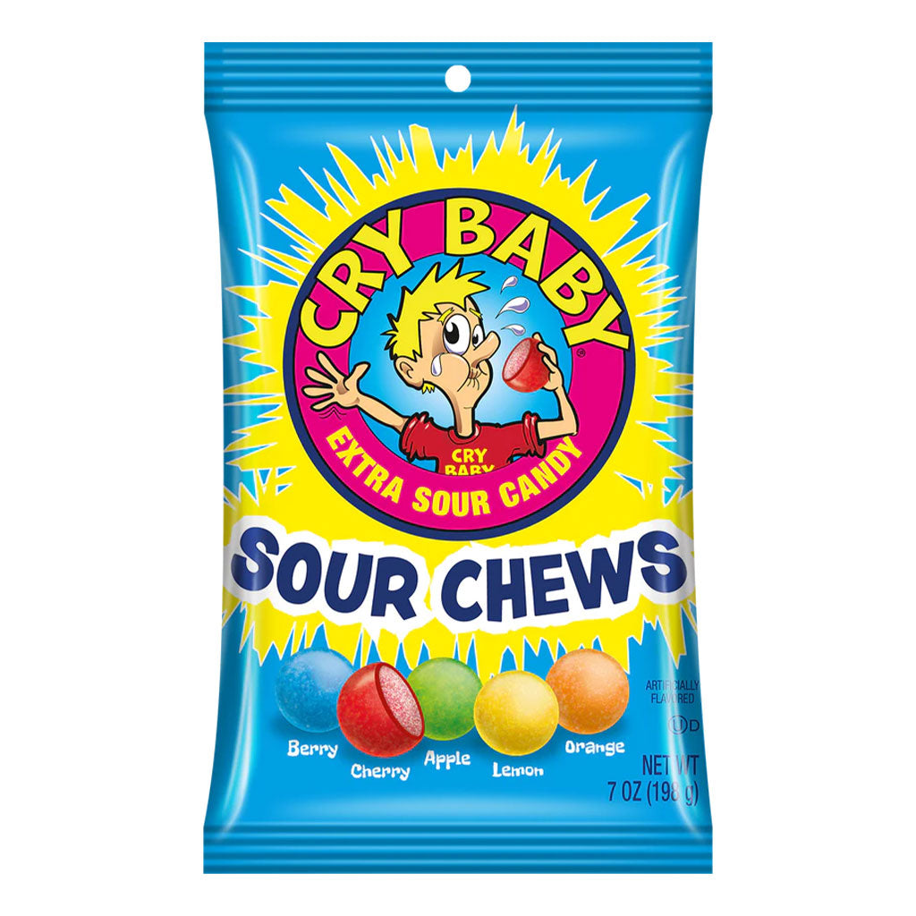 Cry Baby - Sour Chews Peg Bag (7oz)