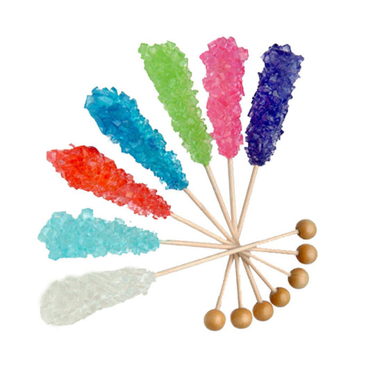 Crystal Sticks - Wrapped Rock Candy Assorted (6.5in) (0.77oz)