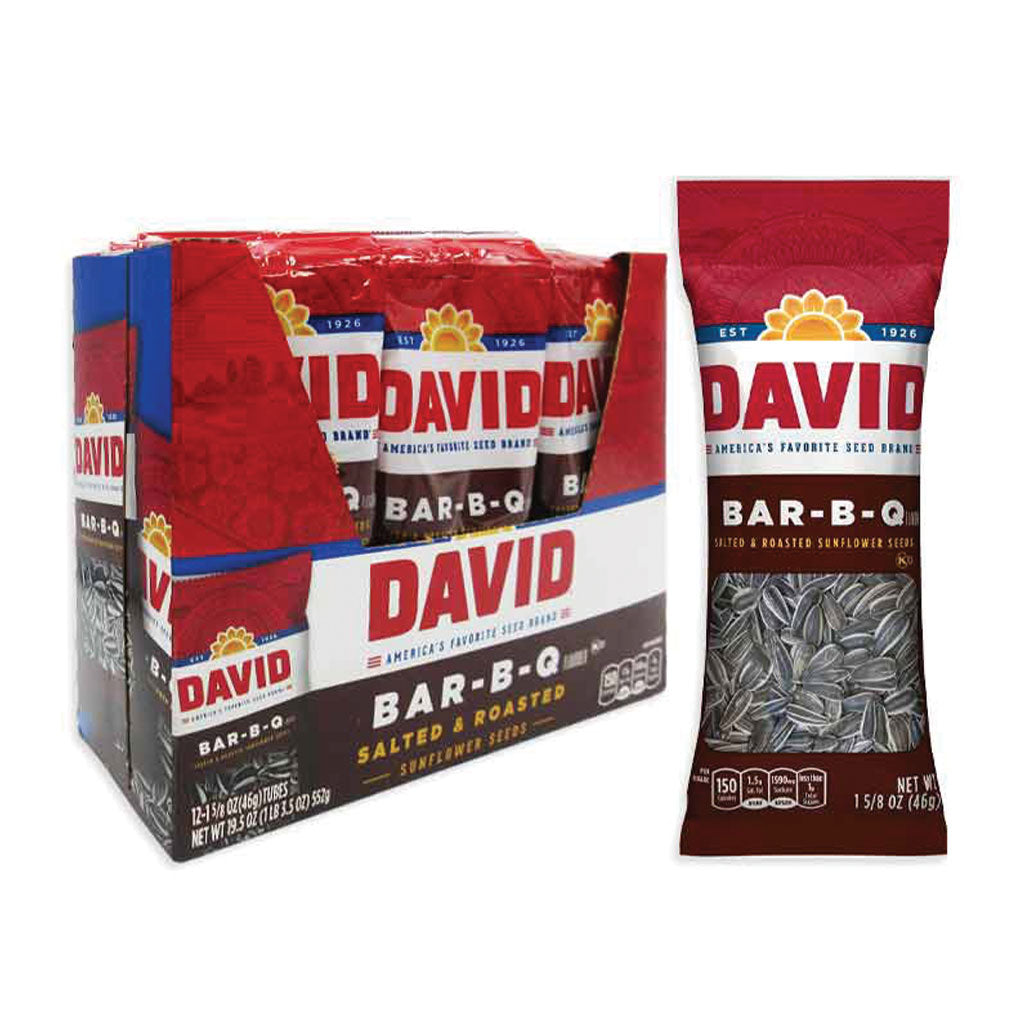 David - Sunflower Seeds Peg Bag Barbeque (1.625oz)