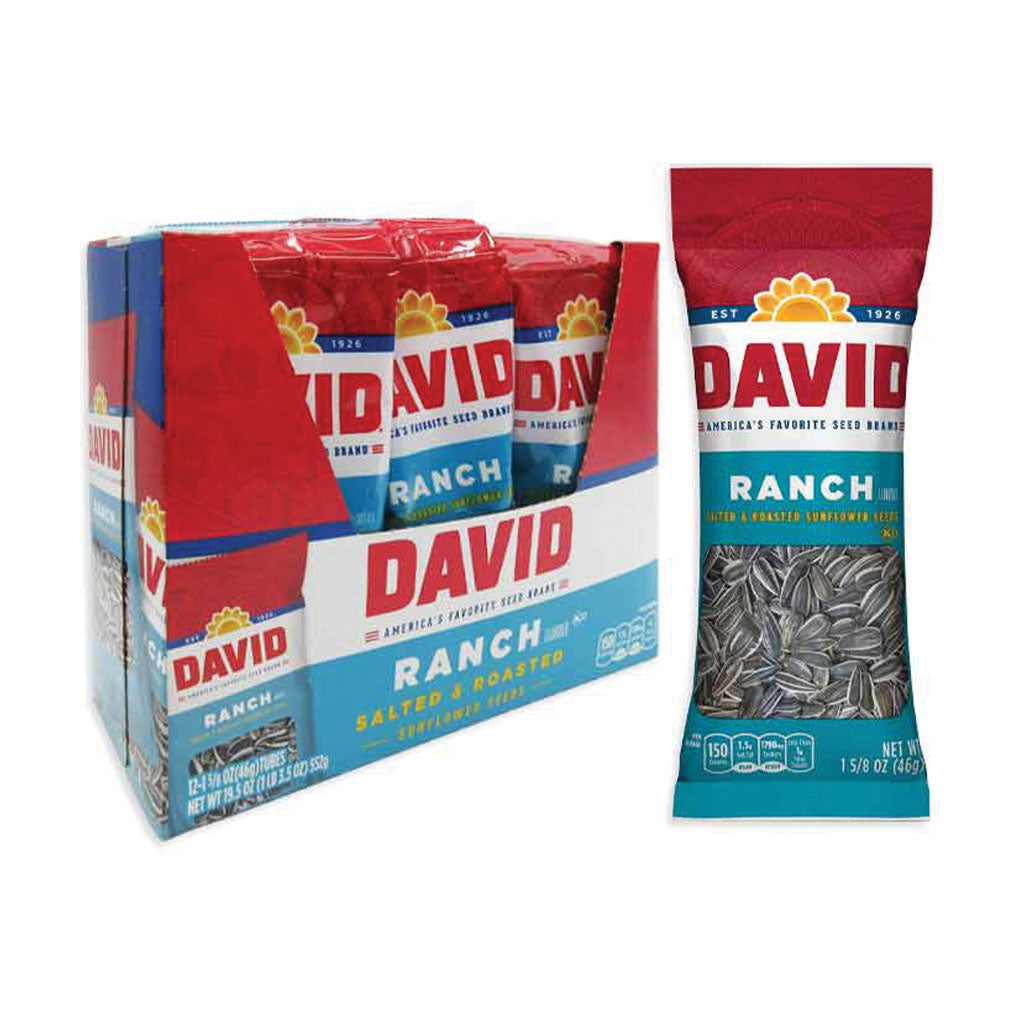 David - Sunflower Seeds Peg Bag Ranch (1.625oz)