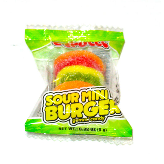 E Frutti - Gummi Mini Sour Burger(.32oz)