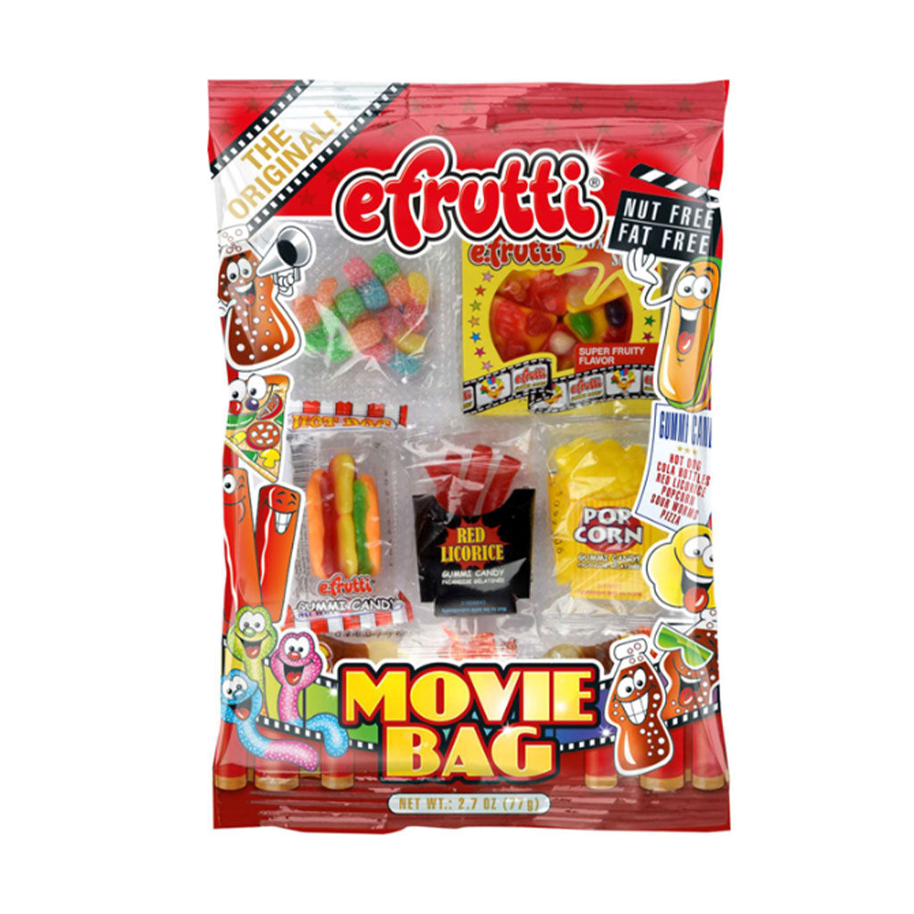 E Frutti - Movie Tray Gummi Peg Bag (2.7oz)