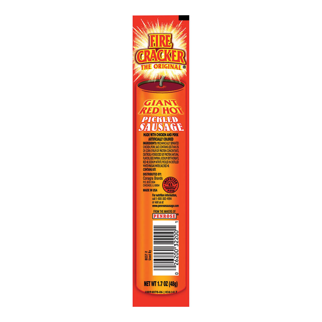 Fire Cracker - Pickled Sausage (1.7 oz)