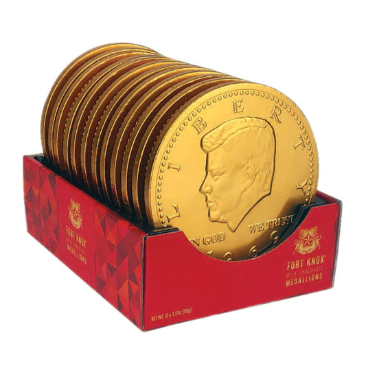 Fort Knox - Gold Large Coins (US Dollar Coin) 2.95 Inch (0.85oz)