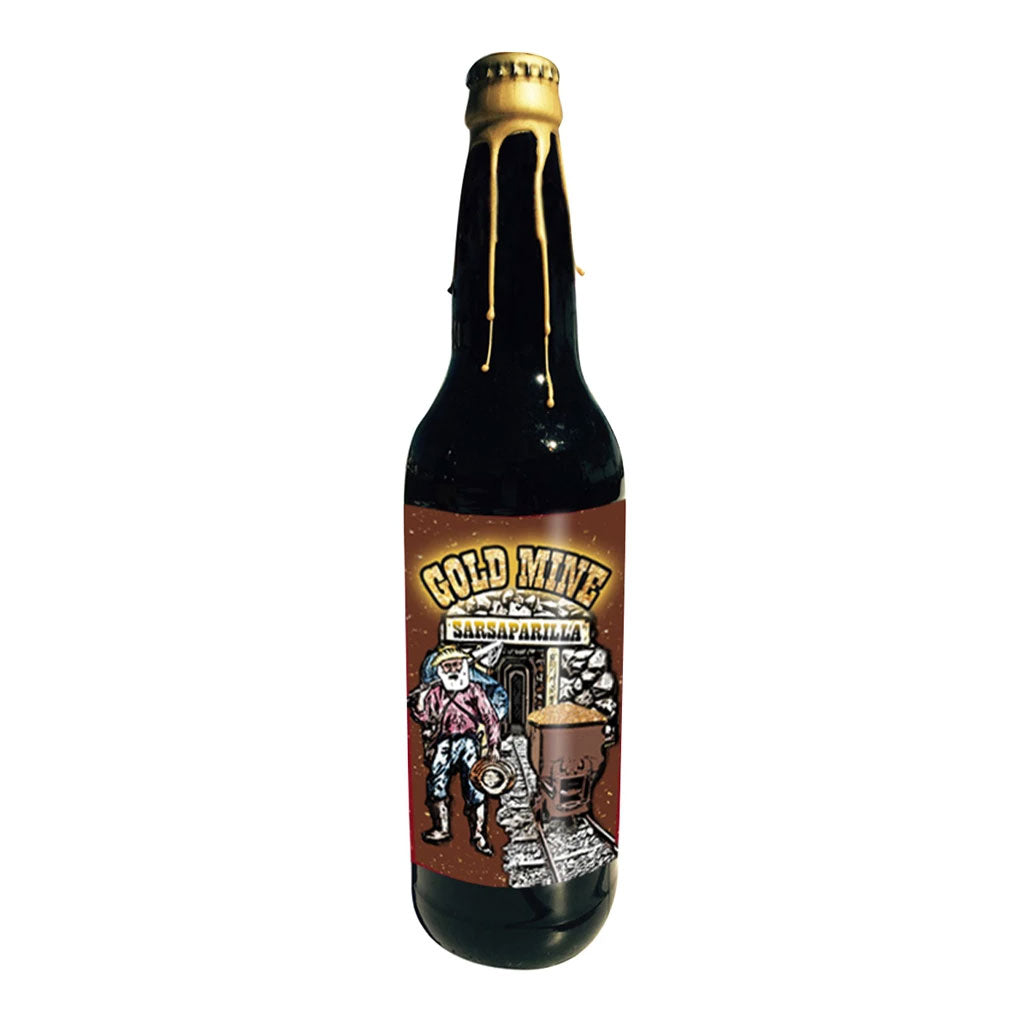 Gold Mine Soda - Sarsaparilla (22oz)