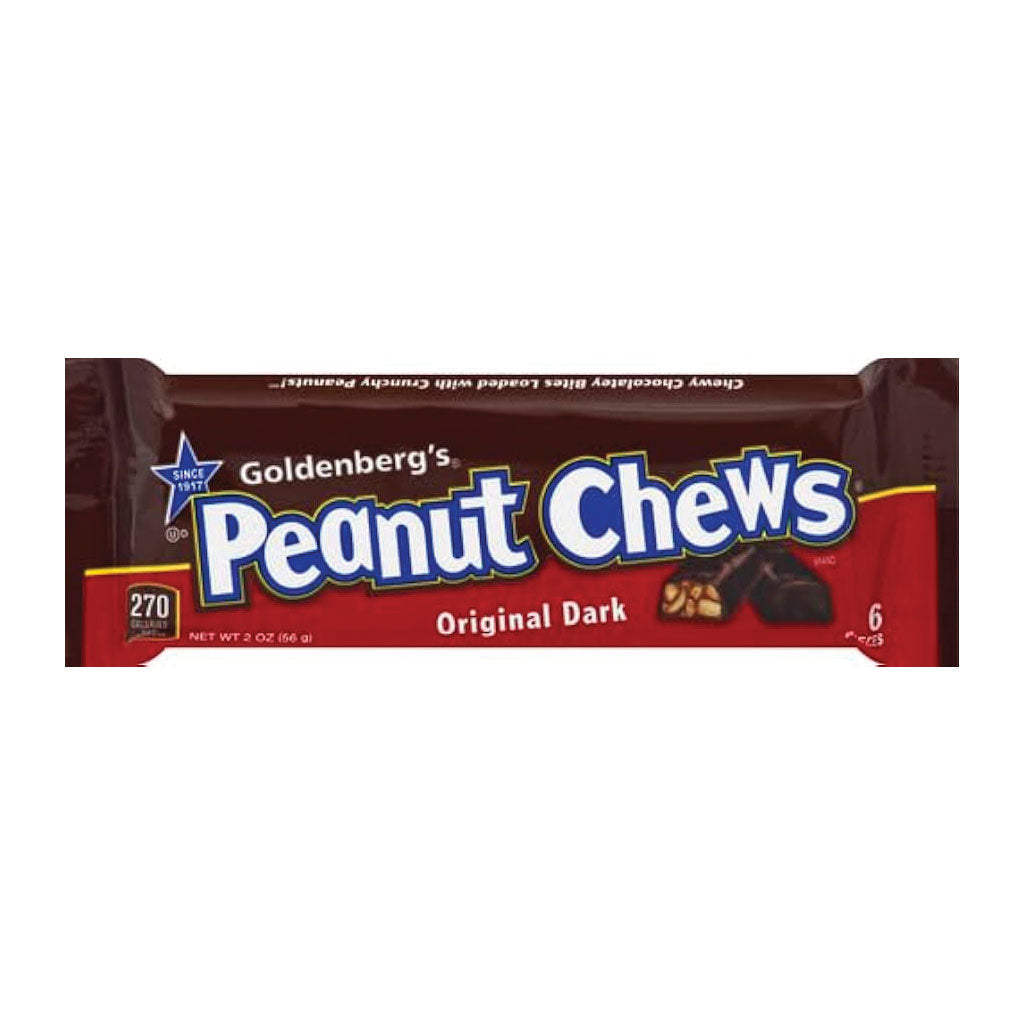 Goldenbergs - Peanut Chews Original Dark (2oz)