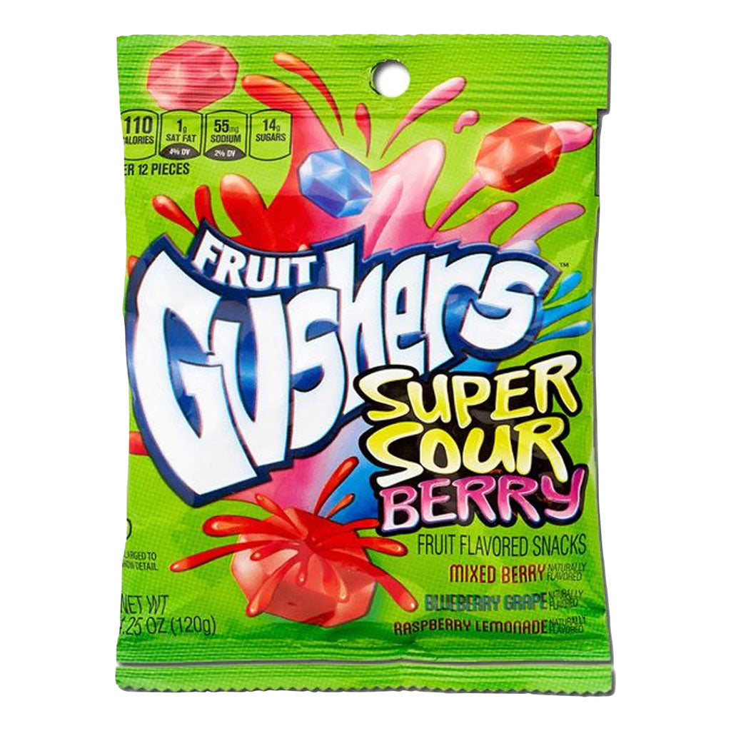 Gushers - Super Sour Berry Peg Bag (4.25oz)