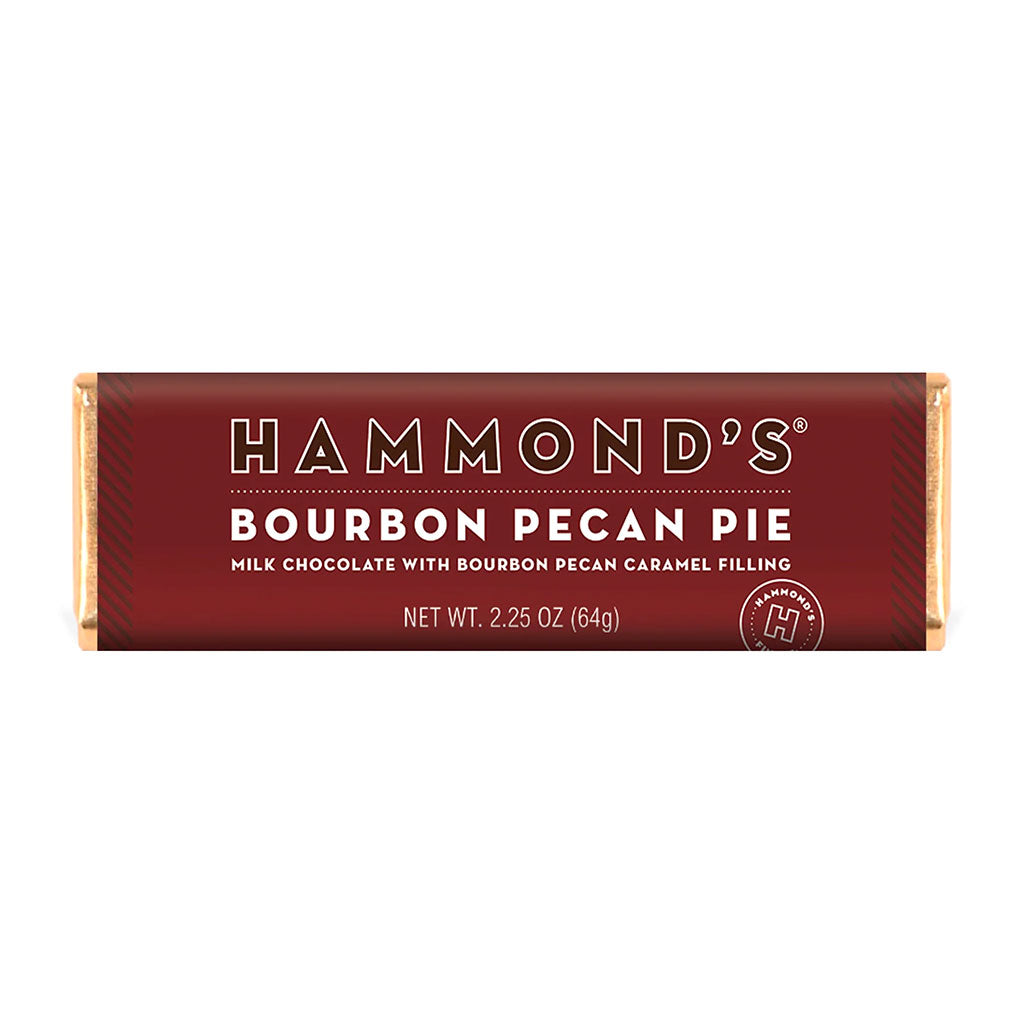 Hammonds - Bourbon Pecan Milk Chocolate Bar (2.25oz)