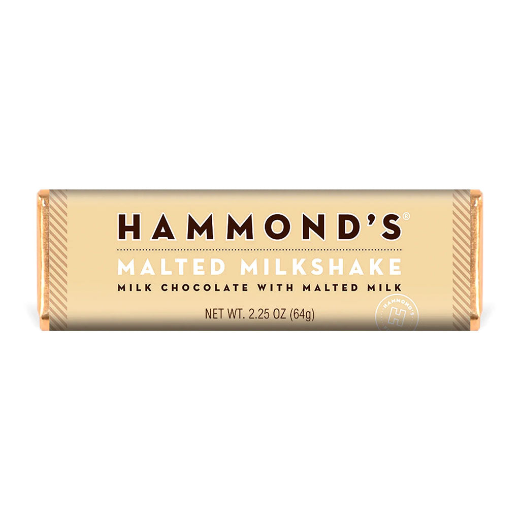 Hammonds - Malted Milkshake Milk Chocolate Bar (2.25oz)