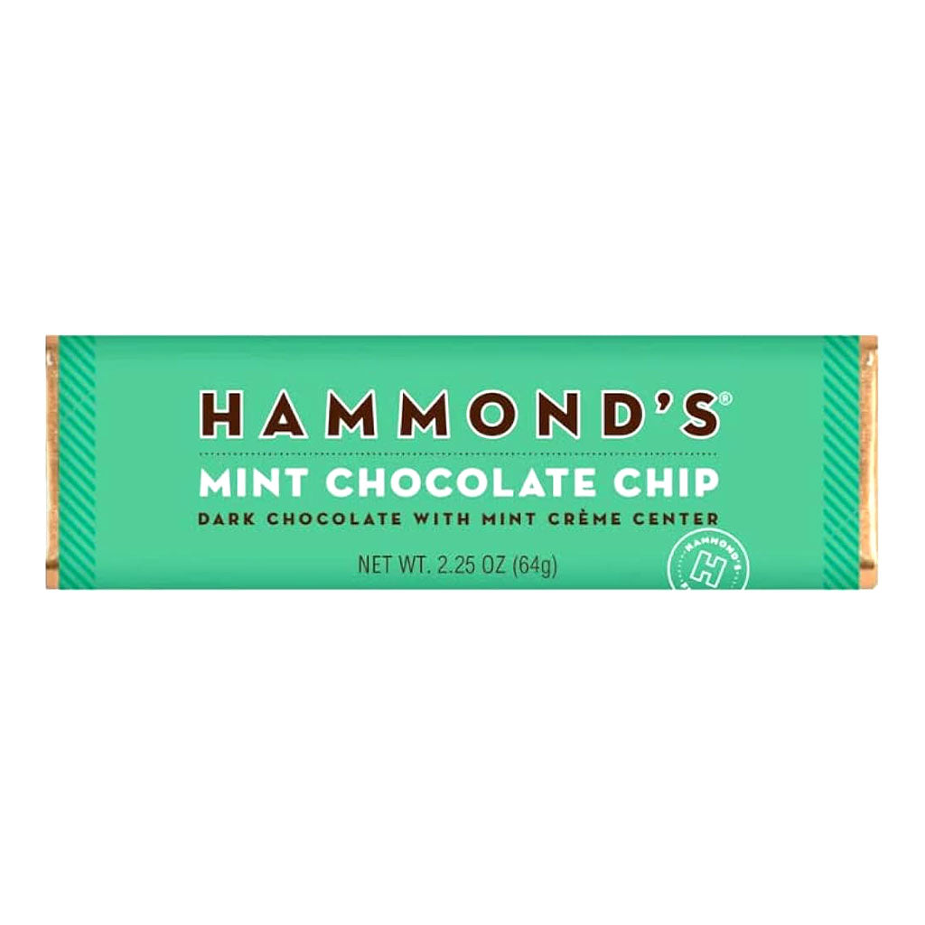 Hammonds - Mint Chocolate Chip Dark Chocolate Bar (2.25oz)