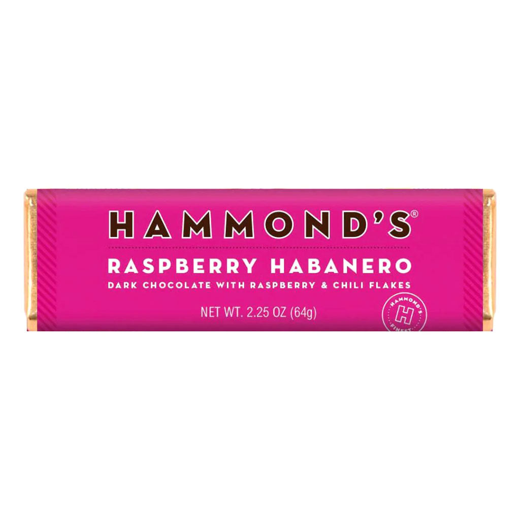 Hammonds - Raspberry Habanero Dark Chocolate Bar (2.25oz)