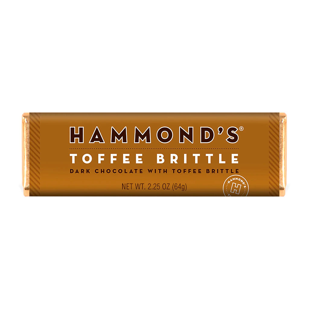 Hammonds - Toffee Brittle Dark Chocolate Bar (2.25oz)