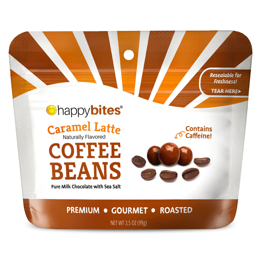 Happy Bites - Carmel Latte Coffee Beans (3.5oz)