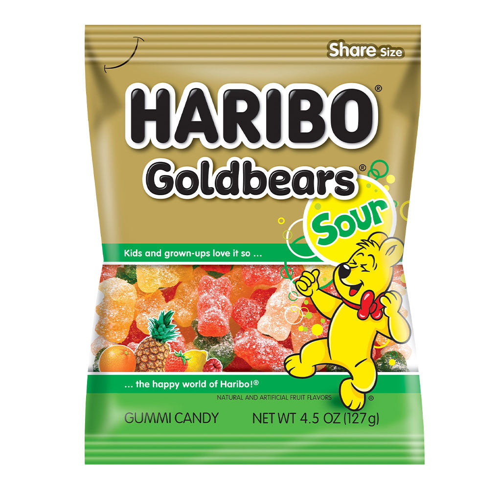 Haribo - Sour Gold Bears (4.5oz)