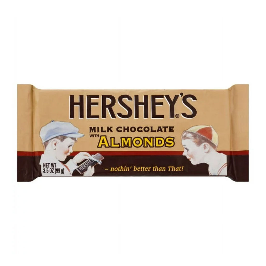 Hersheys - Milk Chocolate w/ Almonds Nostalgia Bar (3.5oz)