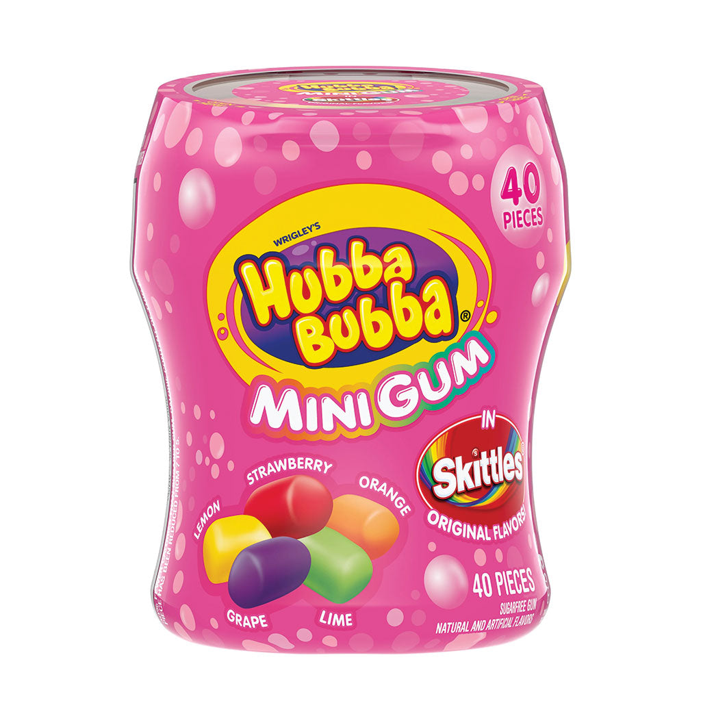 Hubba Bubba - Skittles Mini Gum Bottle