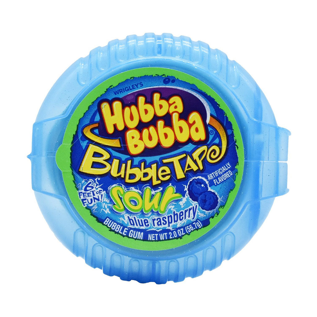 Hubba Bubba - Sour Blue Raspberry Bubble Tape (2oz)