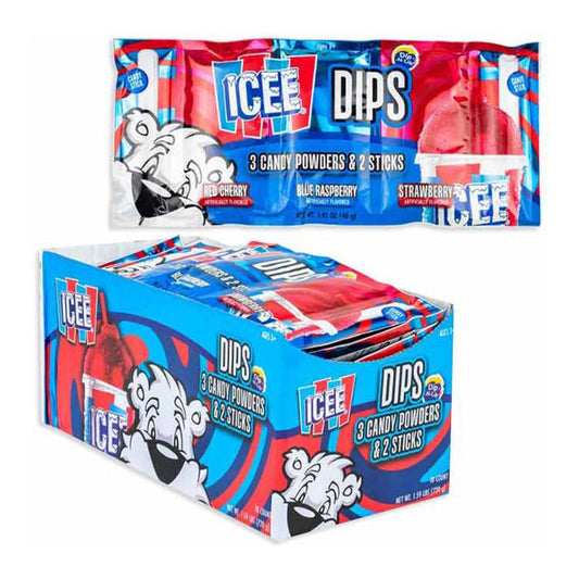 Icee - 3 Flavor Strip Dips (1.41oz)