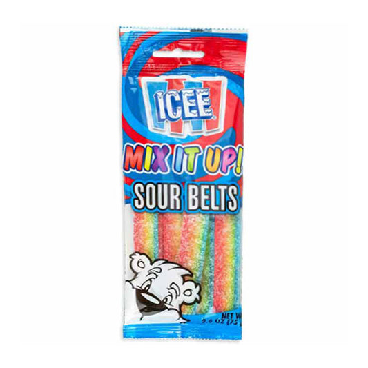 Icee - Assorted Sour Belts Peg Bag (2.6oz)