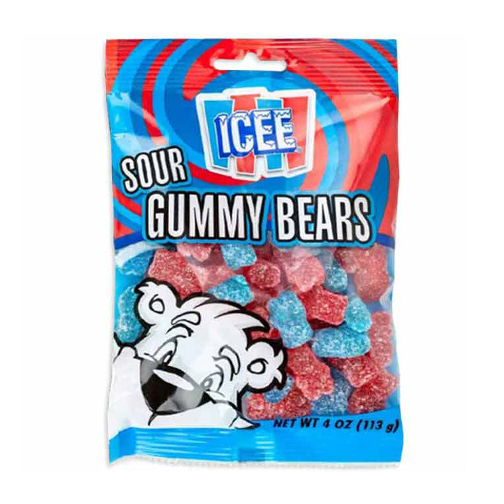 Icee - Sour Gummy Bears Peg Bag (3.98oz)