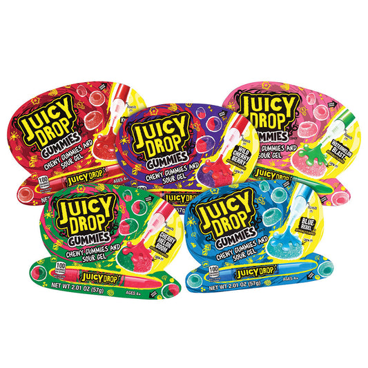 Juicy Drop - Gummies W/ Sour Gel (2.01oz)