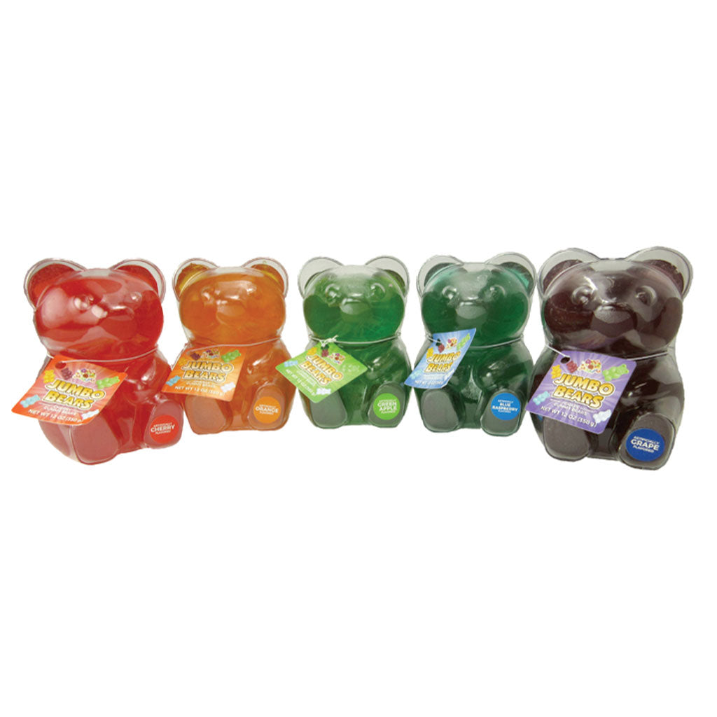 Jumbo Gummy Bears - Assorted (12.34oz)