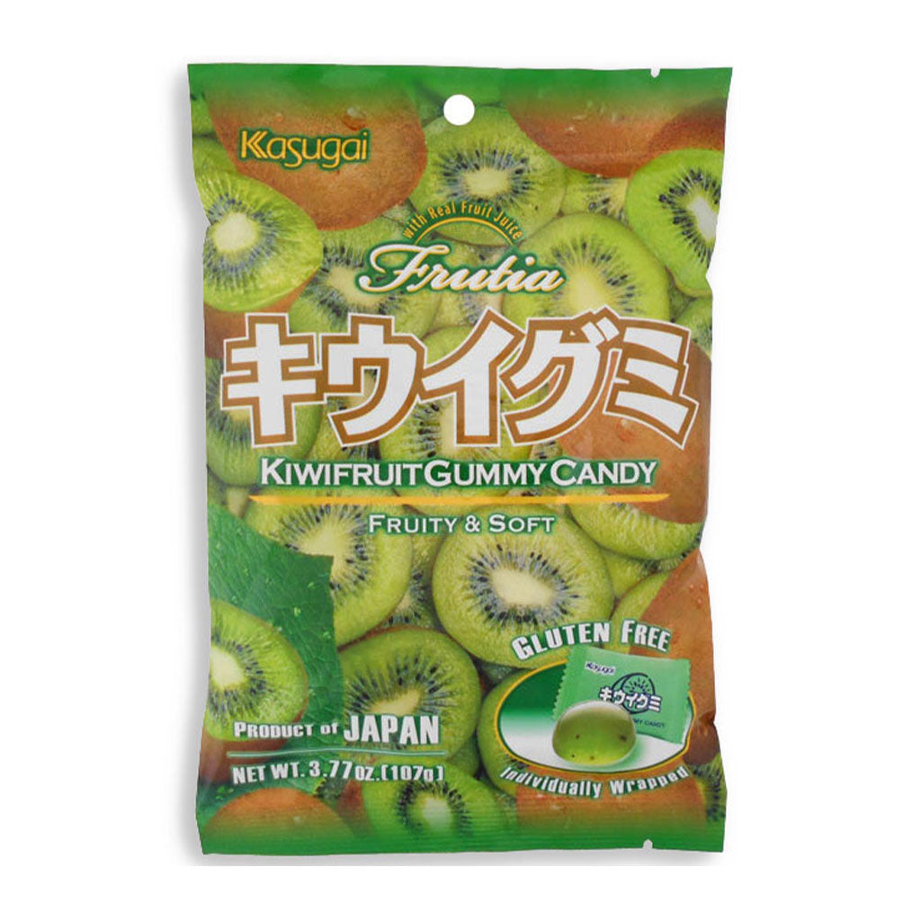 Kasugai - Kiwi Peg Bag Gummy Candy (3.77oz)