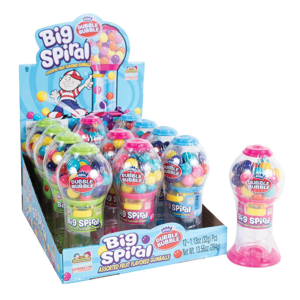 Kidsmania - Dubble Bubble Big Spiral Dispenser (1.13oz)