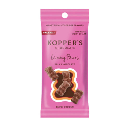 Koppers Grab & Go - Gummy Bears Milk Chocolate (2oz)