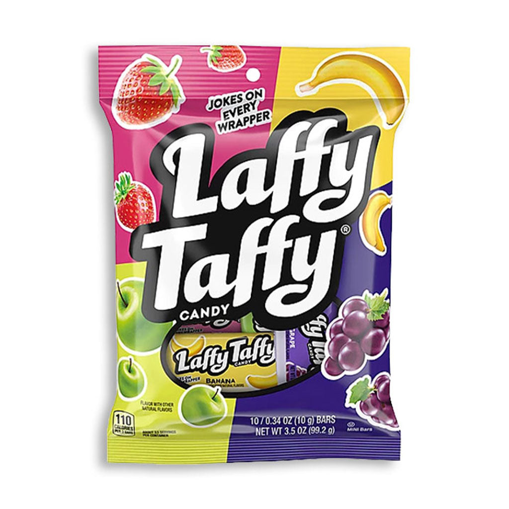 Laffy Taffy - Strawberry Banana Apple Grape Peg Bag (3.5oz)