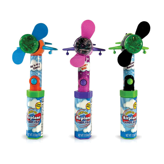 Lite Up Airplane - Fan W/ Candy (.53oz)