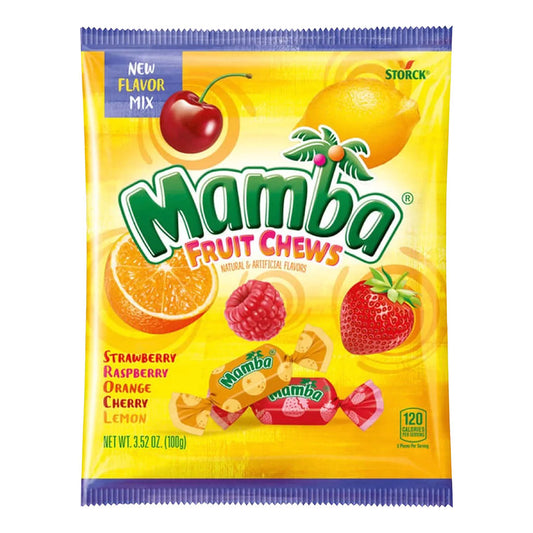 Mamba - Fruit Chews Peg Bag (3.52oz)