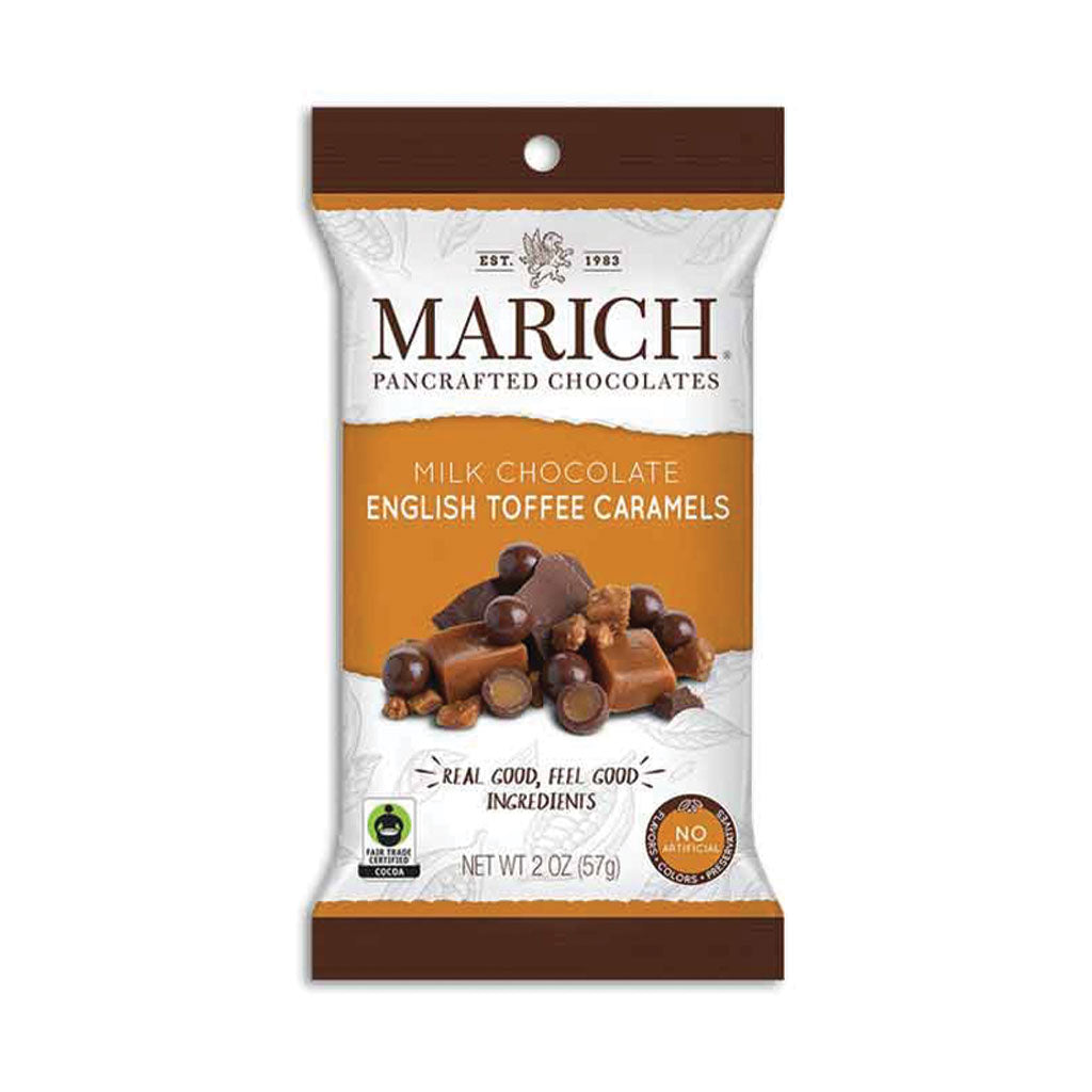 Marich - Milk English Toffee Caramels Peg Bag (2oz)