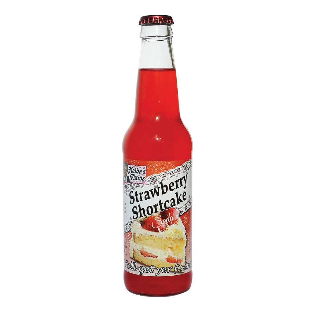 Melbas Fixins - Strawberry Shortcake Soda (12oz)