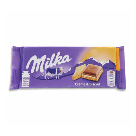 Milka - Cream & Biscuit Milk Bar (3.53oz)