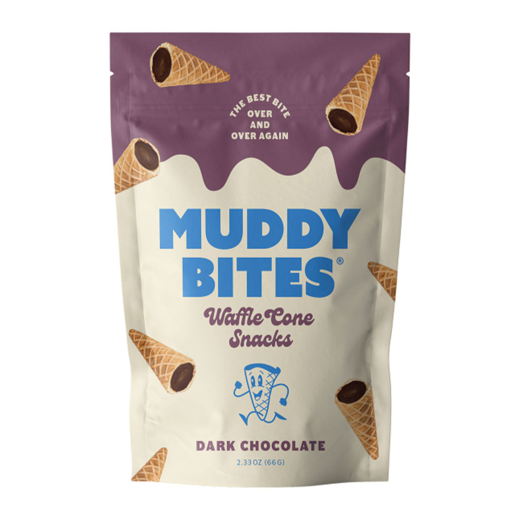 Muddy Bites - Dark Chocolate Waffle Cone (2.33oz)