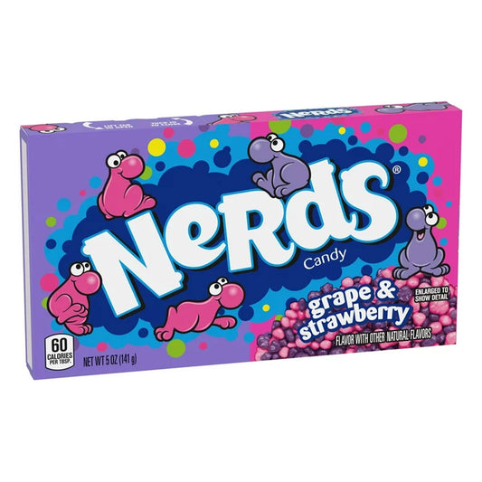 Nerds - Grape & Strawberry Theater Box (5oz)